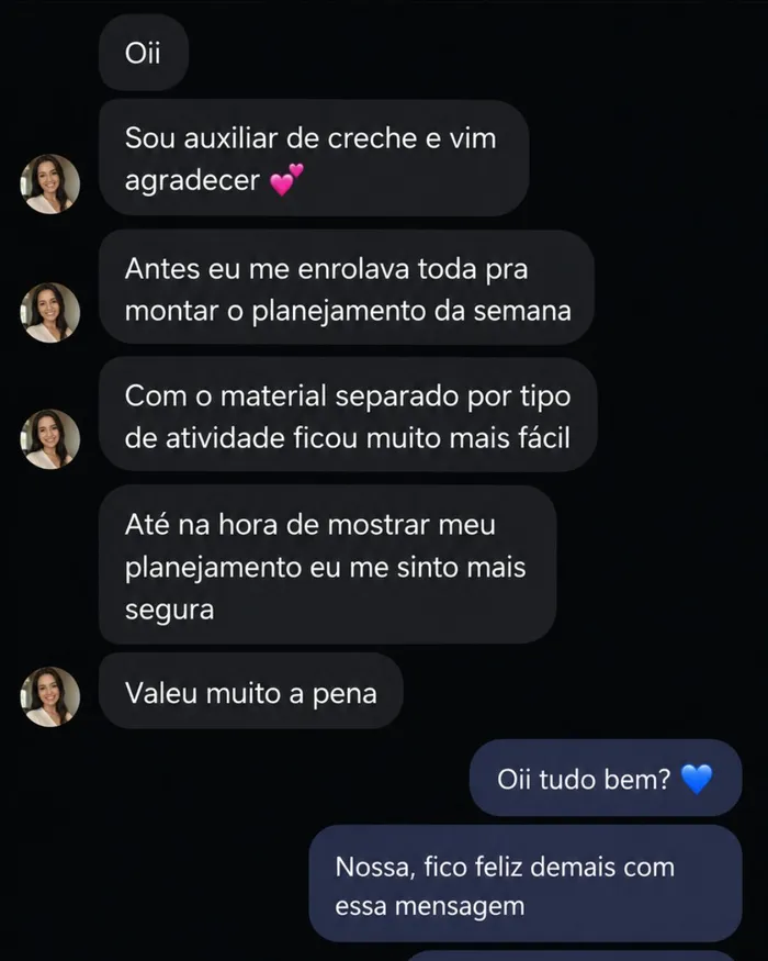 Depoimento de aluna