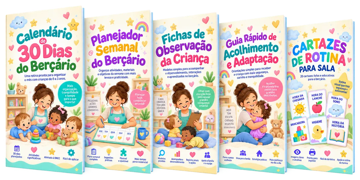 Os 5 Super Bônus do Kit Berçário Fácil